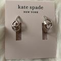 Kate Spade Jewelry | Kate Spade Duo Link Small Hoop Earrings Silver | Color: Silver | Size: Os