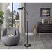 Latitude Run® Hooven 64" Swing Arm Floor Lamp Metal in Black | 64 H x 12 W x 28 D in | Wayfair 18CFD88996404873A190392D25974B18