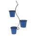 Gracie Oaks 3-Piece Metal Hanging Planter Metal in Blue | 36 H x 12 W x 10 D in | Wayfair 7D6DEE9173D3448481EF8C9141FA77BE
