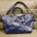 Coach Bags | Coach Vintage Colette Midnight Blue Satchel Bag | Color: Blue | Size: Os