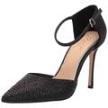 Jewel Badgley Mischka Damen Jailene Pumps, Schwarzer Satin, 38 EU