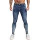 GINGTTO Mens Jeans Skinny Stretch Denim Jeans for Men Slim Fit Blue Jeans Men 30 Waist 30 Leg