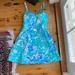 Lilly Pulitzer Dresses | Blue Lily Pulitzer Mini Dress | Color: Blue/Green | Size: 2