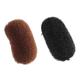 GSHLLO 2 Stück Volumen-Haar-Basiseinsätze, Bump It Up Haar-Pads, Haar-Styling-Clip, Haar-Accessoires, Schwarz und Kaffeebraun