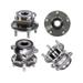 2010-2014 Subaru Legacy Front and Rear Wheel Hub Assembly Set - Detroit Axle