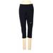 Nike Active Pants - Mid/Reg Rise Skinny Leg Cropped: Black Activewear - Women's Size Small