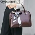 OYfeat INGER-Étui à bombes de luxe pour femmes sac en cuir véritable sac lancé d'affaires sacs