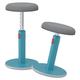 Leitz Active Sit Stand Stool, Ergonomic Height Adjustable 46cm To 79cm Wobble Stool, Round Swivel Office Desk Chair/ Stool, Ergo Cosy Range, Calm Blue, 65180061