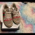 Gucci Shoes | Authentic Girl Gucci Sneakers | Color: Green/Pink | Size: 1g