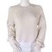 American Eagle Outfitters Sweaters | Ae American Eagle Cream Cropped Bohemian Puff Sleeve Ribbed Knit Sweater Euc S | Color: Cream | Size: S