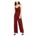 Michael Kors Pants & Jumpsuits | Michael Michael Kors Jumpsuit Floral Lace Women Red Sz P New Nwt 496 | Color: Red | Size: Xsp