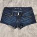 American Eagle Outfitters Shorts | Ae Double Button Flap Pocket Short-Shorts Size 4 | Color: Blue | Size: 4