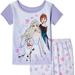 Disney Pajamas | Frozen Girls Pajamas, 2pc Set (2t) Nwt | Color: Purple/White | Size: 2tg