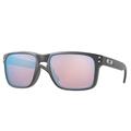 Oakley Men's Oo9102 Holbrook Sunglasses, Steel/Prizm Snow Sapphire, 55/18/137