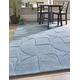 Lord of Rugs Moderno Wool Rug Luxury Bedroom Dining Living Room Hand Tufted Soft Quality Rug Blue Medium 120x170 cm (4'x5'6")