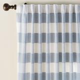 Set of 2 Buffalo Check Drapery Panels - Gray, 52"W x 108"L - Ballard Designs Gray 52"W x 108"L - Ballard Designs