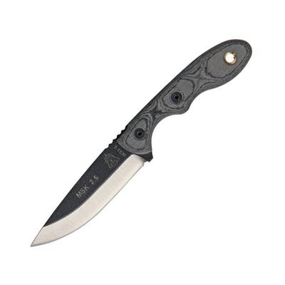 Tops Knives Mini Scandi Knife Black Linen Knife TPMSKBLM