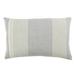 Jaipur Living Carinda Indoor/ Outdoor Gray/ Ivory Striped Poly Fill Lumbar Pillow 13X21 - Jaipur Living PLW103797