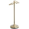 Kingston Brass CC2202 Vintage Freestanding Double Roll Toilet Paper Holder, Polished Brass - Kingston Brass CC2202