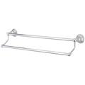 Kingston Brass BA556318C Royale 18-Inch Dual Towel Bar, Polished Chrome - Kingston Brass BA556318C