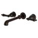 Kingston Brass KS7025AL English Country Wall Mount Roman Tub Faucet, Oil Rubbed Bronze - Kingston Brass KS7025AL