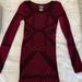 Free People Dresses | Free People Fitted Knit Dress Nwt | Color: Black/Red | Size: Xs/S