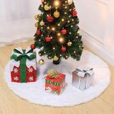 Biyori Christmas Tree Skirt Christmas Decor,31 Inch Snowy White Christmas Tree Skirt, Size 30.0 H x 30.0 W x 1.0 D in | Wayfair 9090103WH