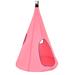 Gymax 1 Person Tent, Steel in Pink | 60 H x 40 W x 40 D in | Wayfair GYM07104