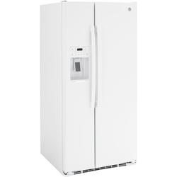 GE Appliances GE 33" Side By Side 23 cu. ft. Refrigerator, Glass in Gray | 69.88 H x 33 W x 34.75 D in | Wayfair GSS23GYPFS