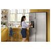 GE Appliances 33" Side By Side 23 cu. ft. Refrigerator in Gray | 69.88 H x 32.75 W x 34.75 D in | Wayfair GSE23GYPFS