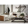 Hickory White Valley Abstract Coffee Table Wood in Brown | 17 H x 64 W x 25 D in | Wayfair 413-11-A1