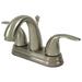 Ultra Faucets Nita Vantage Collection Two-handle Centerset Faucet Bathroom Faucet w/ Drain Assembly in Gray | 5.9 H x 4 W x 3.9 D in | Wayfair