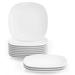 Brayden Studio® Alisi 9.75" Dinner Plate, Set Of 12 Porcelain China/Ceramic in White | Wayfair AE4F1FCC0AC942A695A7A10FB7C12D71