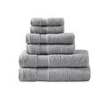 Madison Park Signature Luce 100% Egyptian-Quality Cotton 6 Piece Towel Set 100% Cotton in Gray | 30 W in | Wayfair MPS73-476