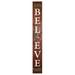 The Holiday Aisle® Xmas Porch Sign Wood in Brown | 72 H x 9.5 W x 1.25 D in | Wayfair 146B08D36DBE40F598ADB6E7B3C480E6