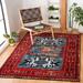 Blue/Red 48 x 0.59 in Indoor Area Rug - Union Rustic Ayla Oriental Area Rug | 48 W x 0.59 D in | Wayfair C0CCB25F259C4E19B579B5A7CB982349