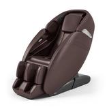 Inbox Zero Faux Leather Power Reclining Adjustable w/ Heated Massage Chair Faux Leather/Water Resistant in Brown | 47.5 H x 30 W x 57.5 D in | Wayfair