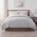 Serta Supersoft Cooling Bed Set, Reversible Duvet Set Microfiber in Gray | King | Wayfair 13413000069