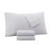 Serta Supersoft Washed Cooling Sheet Set, Includes Bedding Sheets & Pillowcases Microfiber/Polyester in Gray | Twin | Wayfair 15414900534