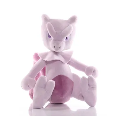 TAKARA TOMY-Peluche Pokémon Mewtwo grande taille 35cm jouet doux animaux au beurre cadeaux