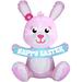 Gemmy Industries Airblown Happy Easter Bunny Lighted Display Polyester in Pink | 42 H in | Wayfair G-44085