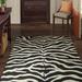 Black/White 39 x 0.5 in Area Rug - Willa Arlo™ Interiors Testerman Animal Print Black Area Rug | 39 W x 0.5 D in | Wayfair WDMG5799 33116313