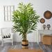 Primrue 96" Artificial Palm Tree in Planter Polyester/Plastic | 96 H x 11 W x 11 D in | Wayfair F50CB523E3734E2AB0E3319C718CD08A