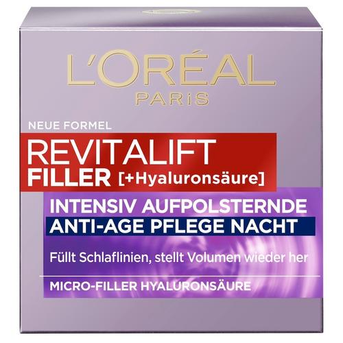 L’Oréal Paris – Revitalift Filler [+Hyaluronsäure] Nachtcreme 50 ml Damen