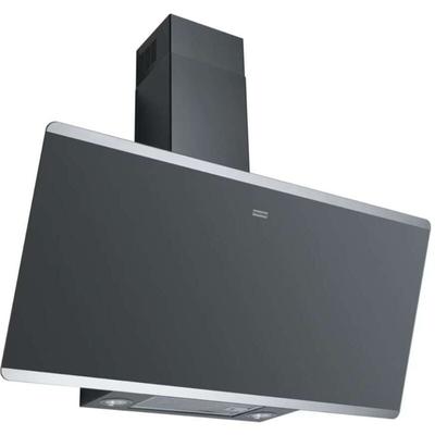 Smart - Dunstabzugshaube fpj 925 v bk/ss, Breite 90 cm, schwarzes Glas/Edelstahl 330.0528.067