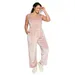 Plus Size Sonoma Goods For Life x Denise Bidot Velvet Sleeveless Bodysuit, Women's, Size: 1XL, Pink