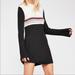 Free People Dresses | Free People Black Sweater Dress | Color: Black/White | Size: S