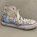 Converse Shoes | Elsa Frozen Disney Girls Converse High Top Sneakers Sz 30 | Color: Blue/White | Size: 12.5g