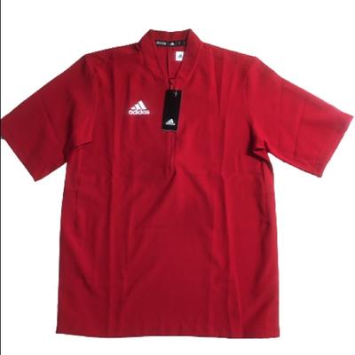 Adidas Shirts | Adidas Men’s Baseball Golf 1/4 Zip Pullover Windbreaker Small Red Nwt New $65. | Color: Red | Size: S