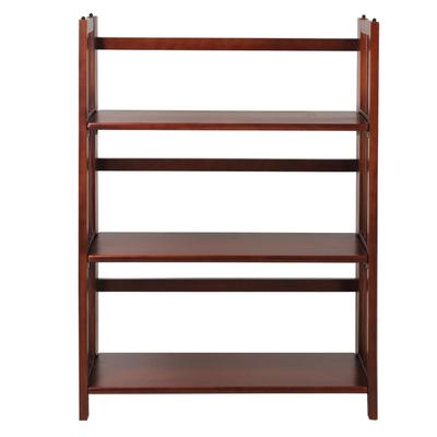 3-Shelf Folding Stackable Bookcase 27.5
